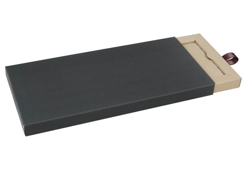 Schiebeschachtel mit Soft-Touch-Laminierung