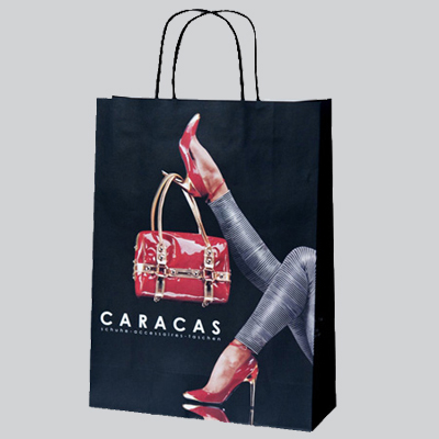 Tragtasche mit Papiergriffen