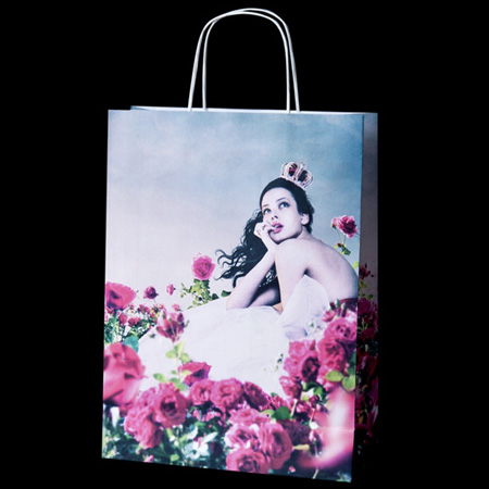 Tragtasche mit Papiergriffen